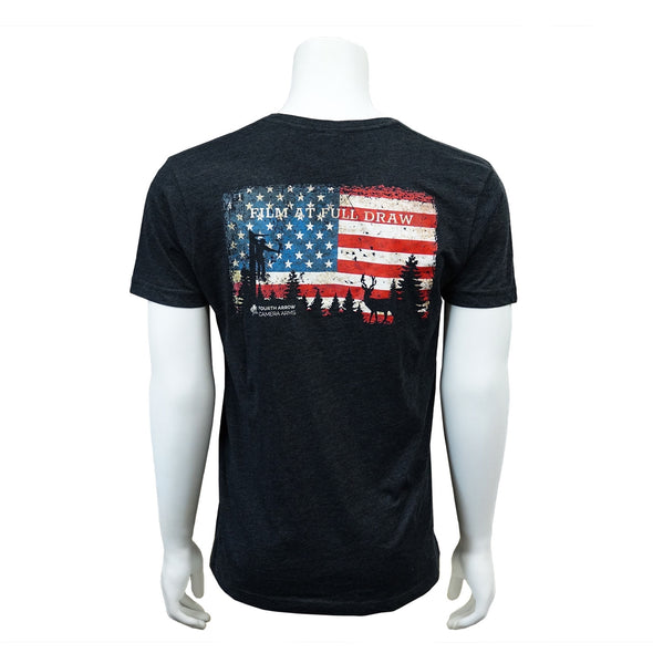 Film At Full Draw Flag T-shirt