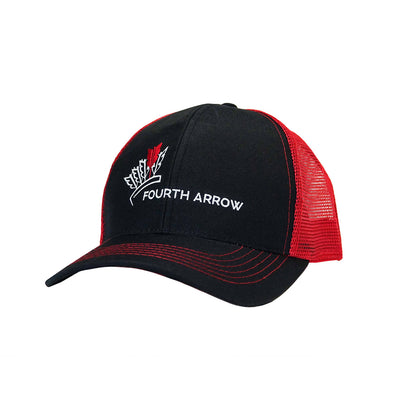 Fourth Arrow Red Trucker Hat